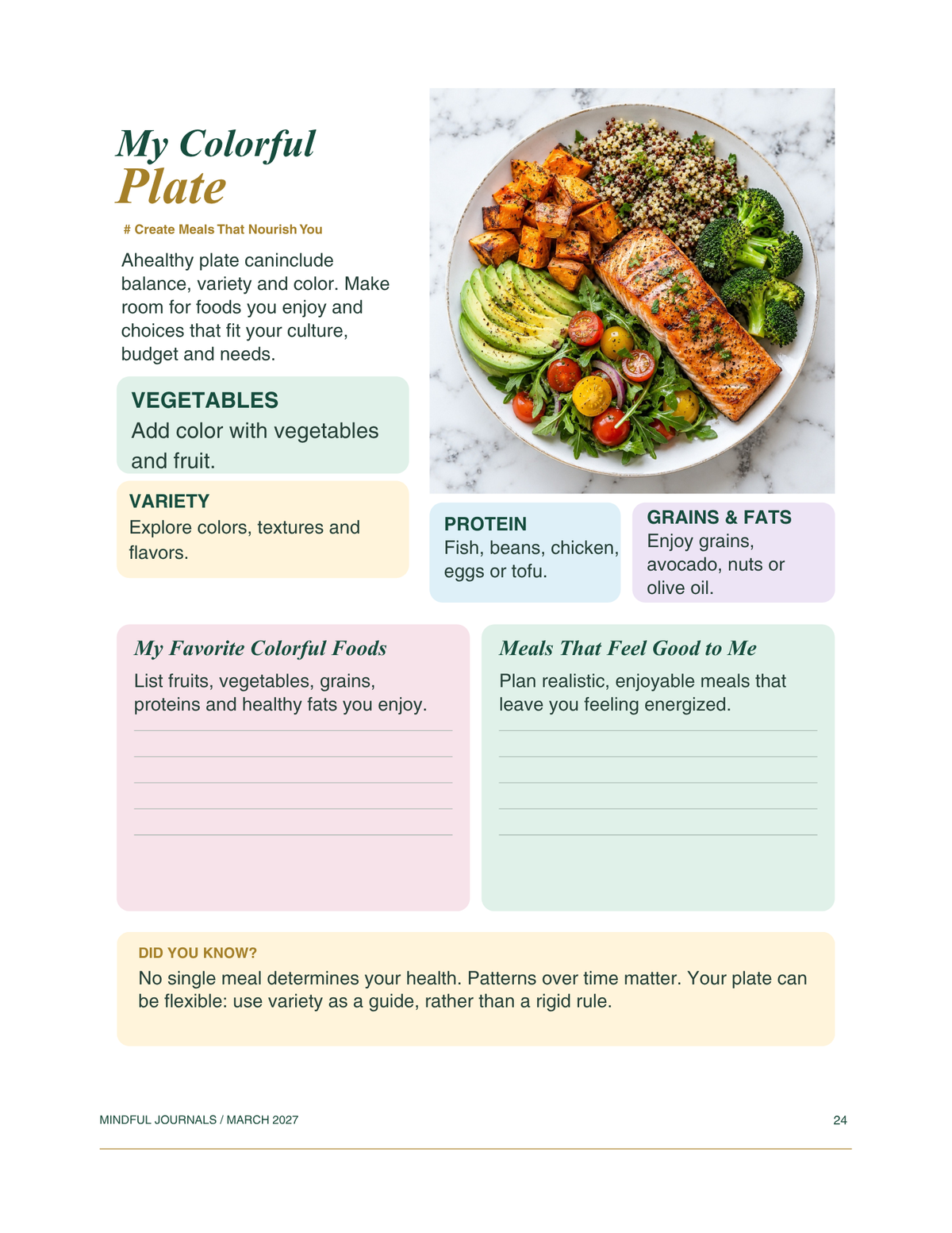 Monthly Journal March - Health