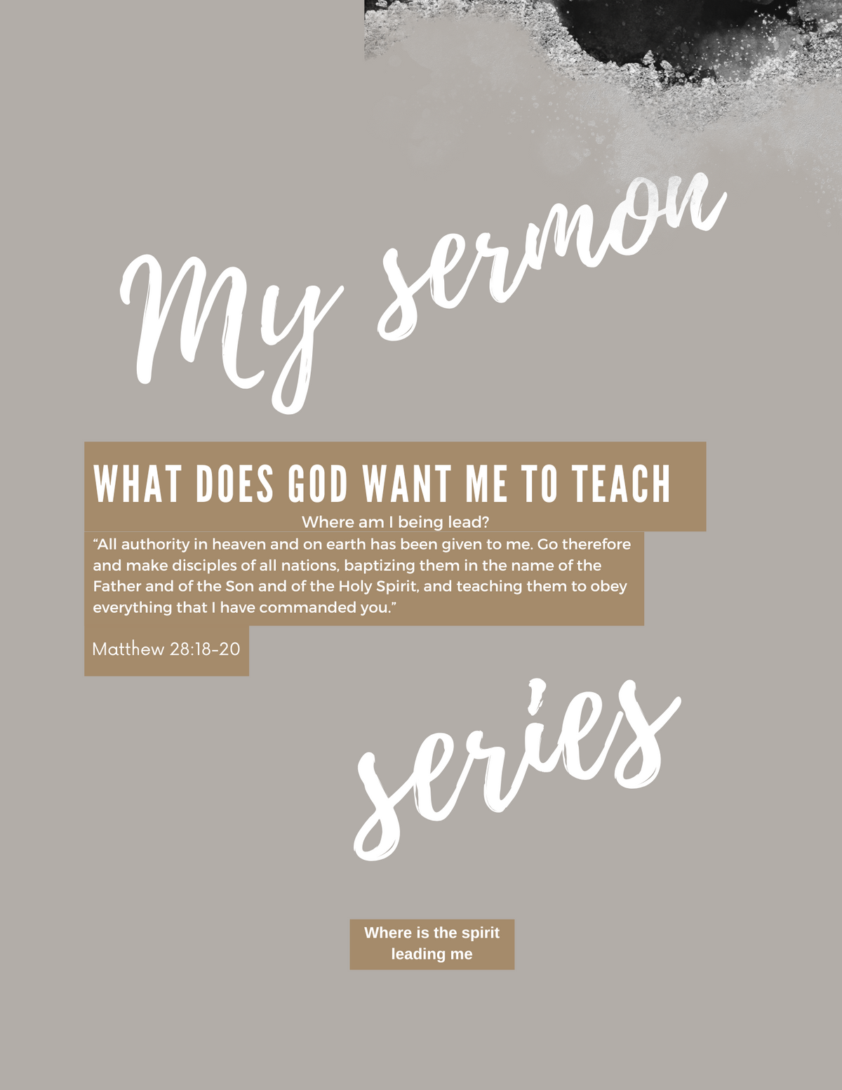 Prayer & Sermon Journal for Pastors