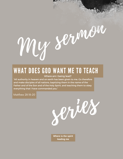 Prayer & Sermon Journal for Pastors